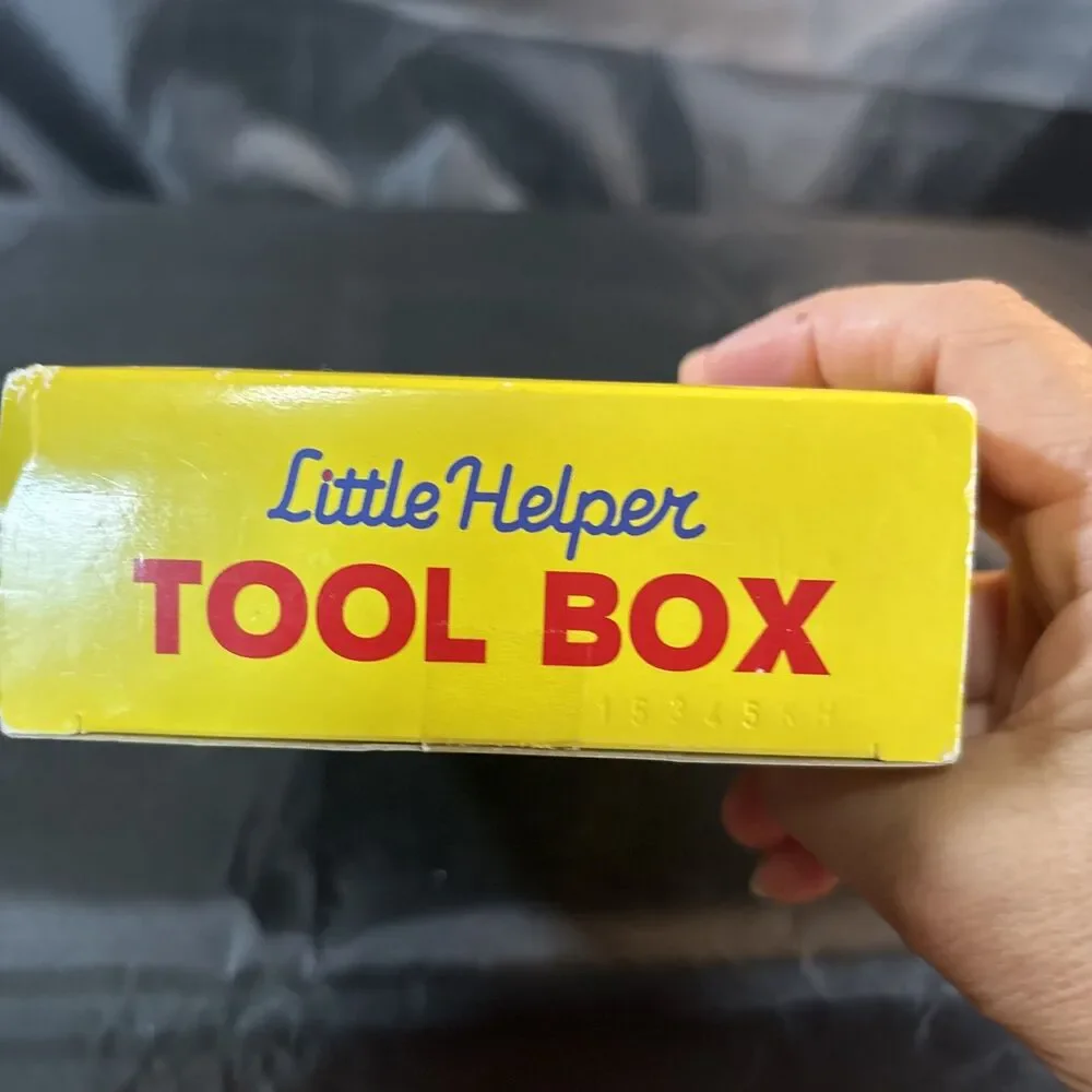 Schylling Little Helper Tool Box with 6 Tools - 2007 - Tools Still Sealed In Box